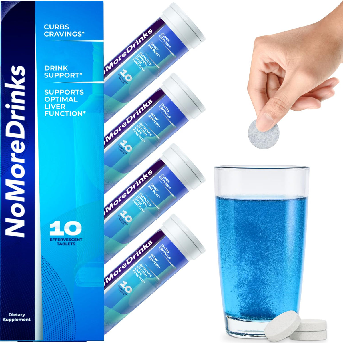 NoMoreDrinks Alcohol Cravings Reducer - Stop Drinking Alcohol Supplements & Liver - Maple Wellness Supplements