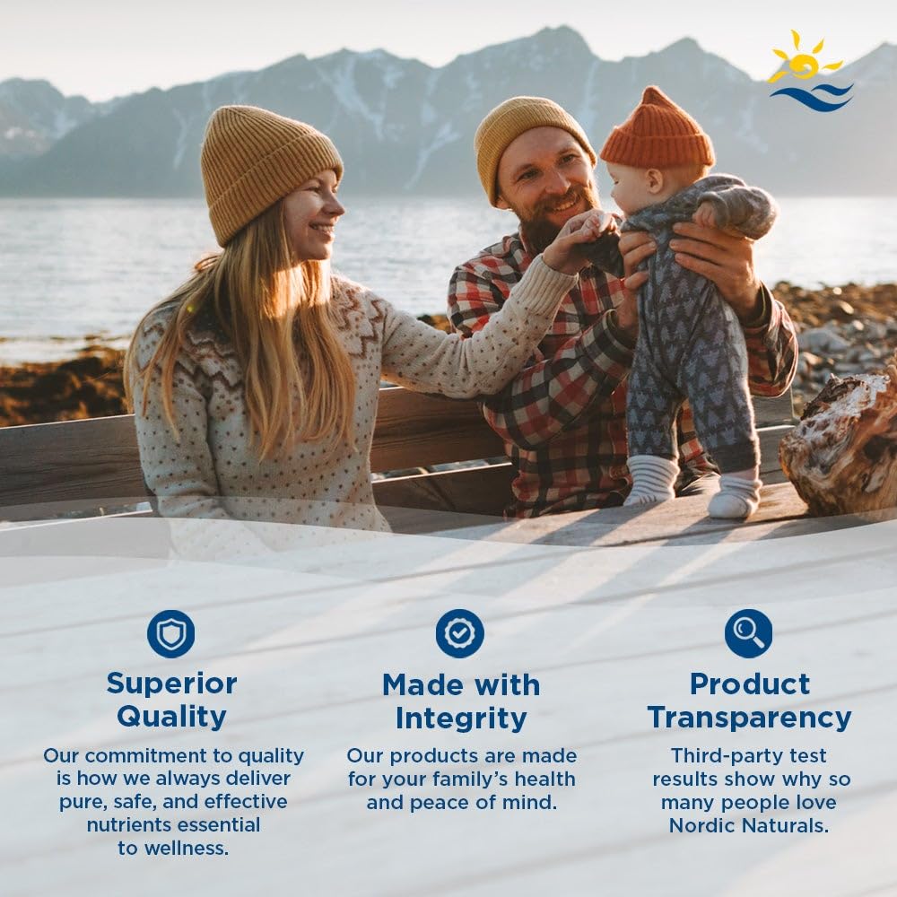 Nordic Naturals Omega-3, Lemon Flavor - 90 Soft Gels - 690 mg Omega-3 - Fish Oil - EPA & DHA - Immune Support, Brain & Heart Health, Optimal Wellness - Non-GMO - 45 Servings - Maple Wellness Supplements