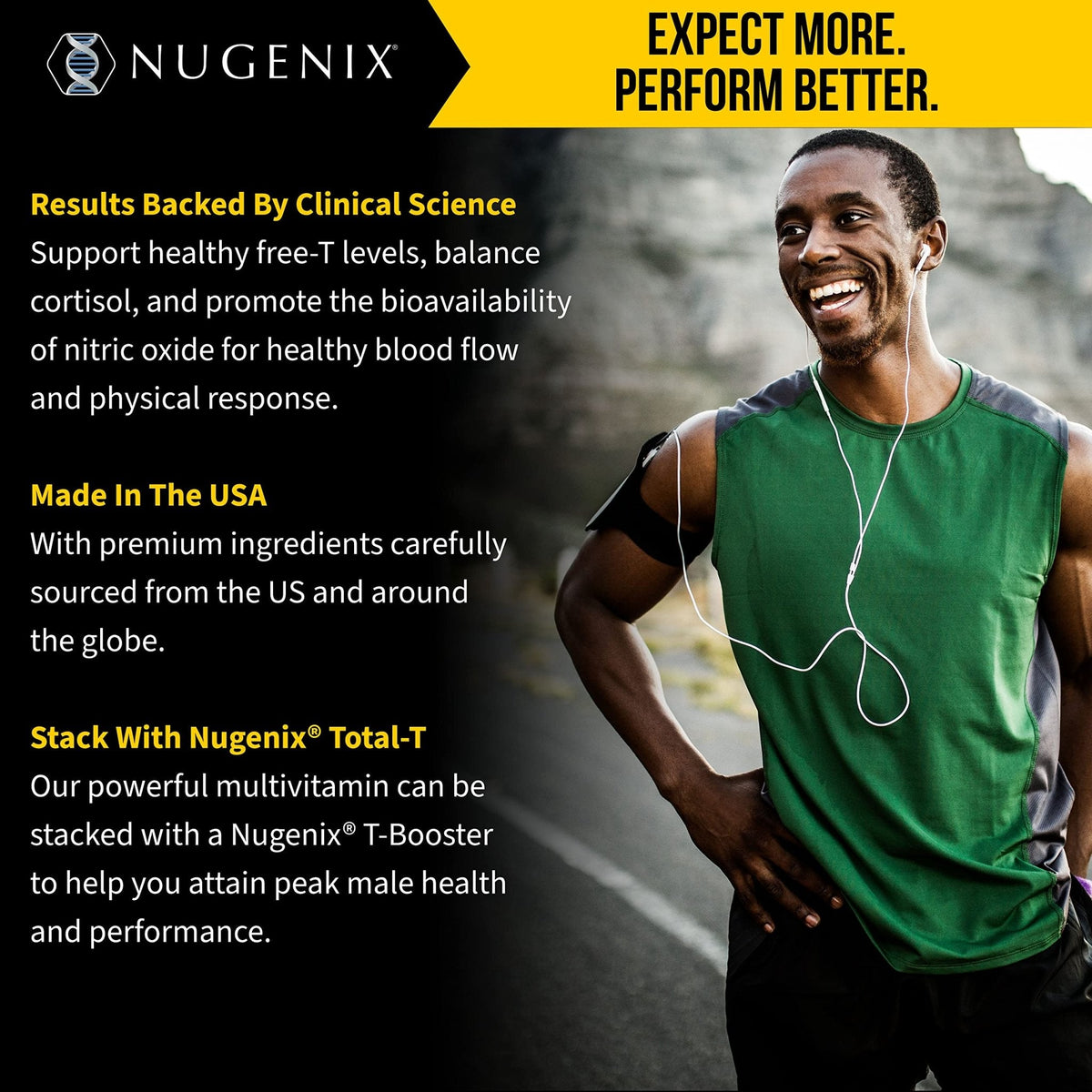 Nugenix Multivitamin for Men, Multivitamin and Support - 19 Vitamins and Minerals, Supports Free , Balance Cortisol, Promotes Nitric Oxide Production - Maple Wellness Supplements