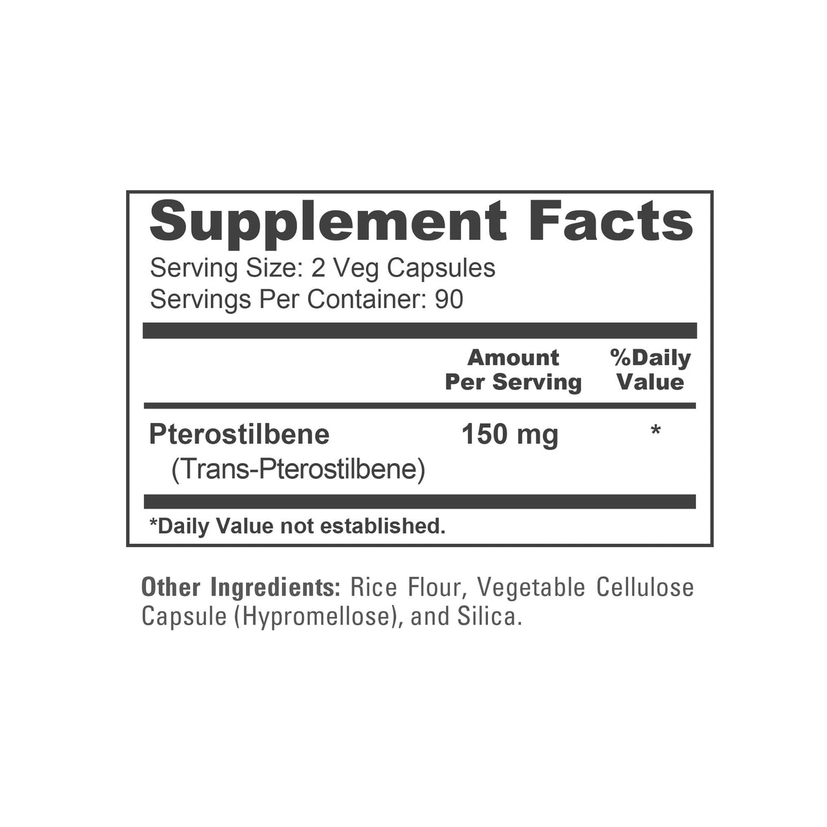 NusaPure Pterostilbene 150mg 180 Veggie Caps (Non-GMO, Vegan) - Maple Wellness Supplements