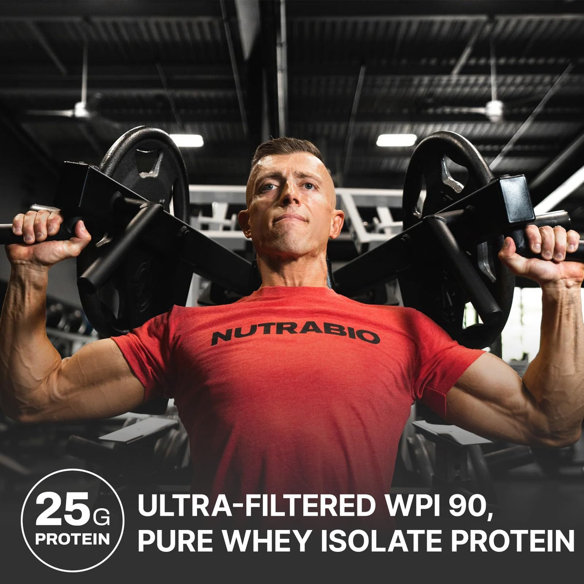 NutraBio Whey Protein Isolate Supplement – 25g of Protein Per Scoop with Complete - Maple Wellness Supplements