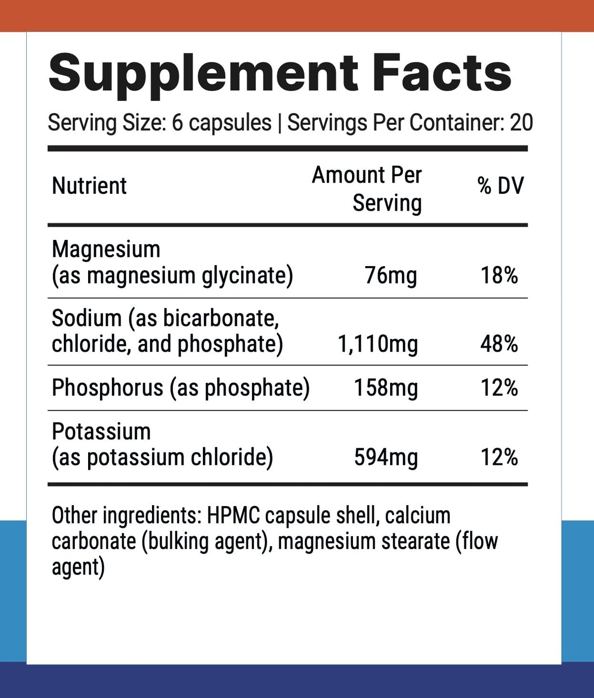 Nutri-Align Fasting Salts Electrolytes Advanced, 120 Capsules | Sodium Potassium Magnesium Phosphorus | Pure Fasting Electrolytes | Sugar Free & Filler Free - Maple Wellness Supplements