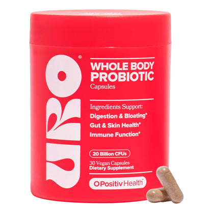 O Positiv URO Women’s Probiotic – All-in-one Probiotic for Women - Vaginal, Gut, Skin, and Oral Microbiome Health – 20B+ CFUs, Licorice Root, Dandelion – Non-GMO, Vegan, Gluten-Free – 30 Capsules - Maple Wellness Supplements
