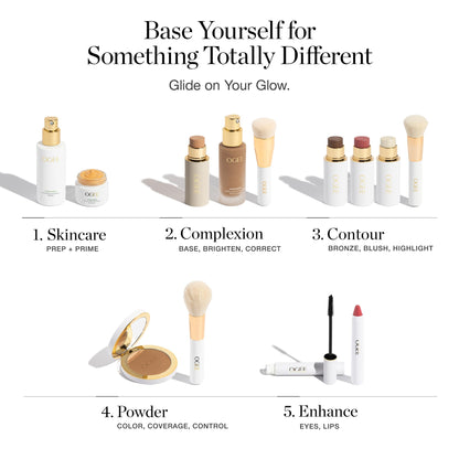 Ogee Complexion Perfecting Liquid Foundation - Lightweight Tinted Moisturizer For Face (Spruce 12.75N - Deep, Bronze Undertones) - with Vitamin C & Jojoba Oil - Certified Organic & Made in USA - Maple Wellness Supplements