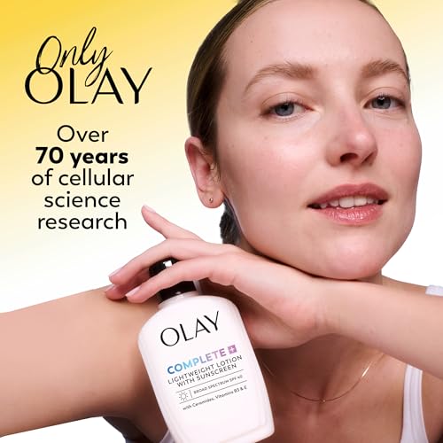 Olay Complete+ Face Moisturizer with Sunscreen SPF 40, For Sensitive Skin, Broad Spectrum Sun Protection, Fragrence-Free - Maple Wellness Supplements