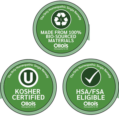 OLLOIS Essential Kit, 10 Organic, Lactose-Free, Vegan Homeopathic Remedies - Maple Wellness Supplements