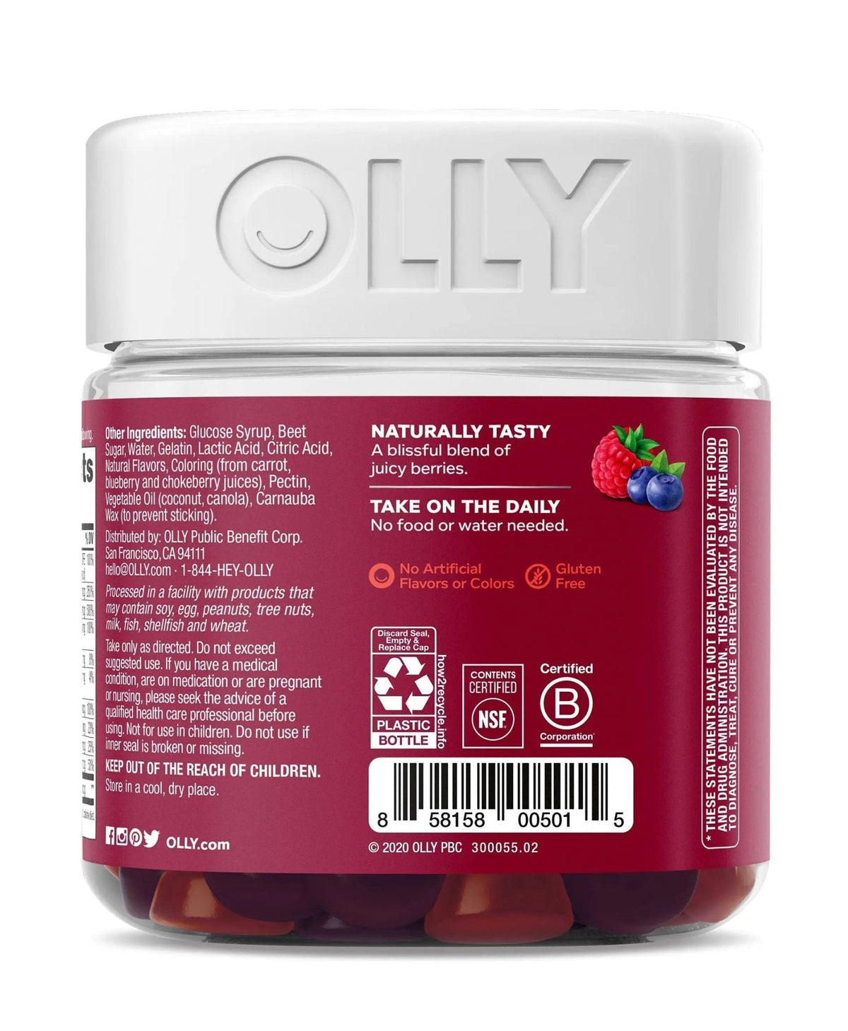 OLLY Gift, Family 2 Pack: Women's Multivitamin Gummy (90 Count), Kids Multivitamin + Probiotic Gummy (70 Count), Vitamins A, D, C, E, B, Chewable Supplement - Maple Wellness Supplements