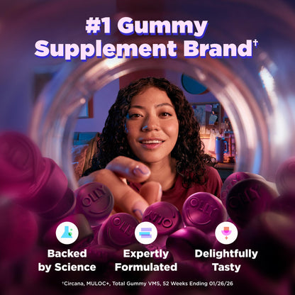 OLLY Max Strength Sleep Gummy, 10mg Melatonin, L-Theanine, Chamomile, Lemon Balm, Sugar Free, Vegetarian Sleep Aid, Strawberry - 70 Count - Maple Wellness Supplements