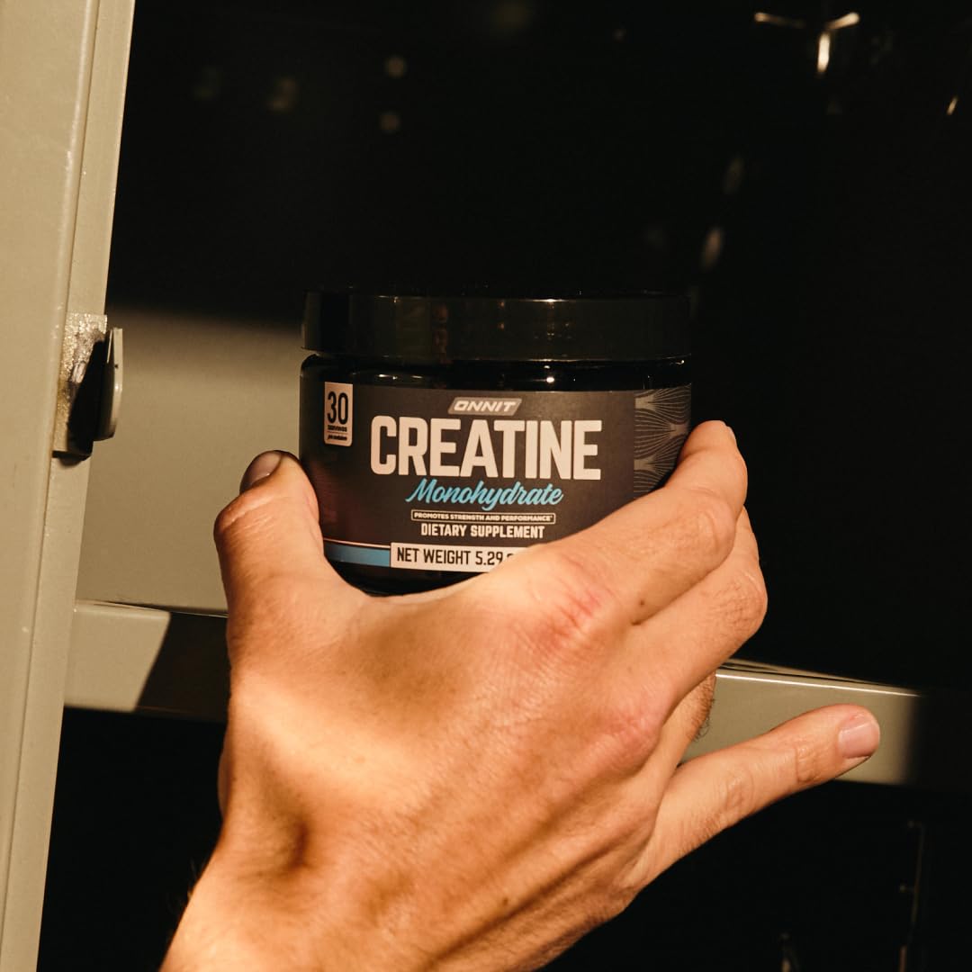 ONNIT Creatine Monohydrate Powder, IGEN(TM) Non-GMO Tested 5g Premium Creatine for Muscle Strength, Power and Lean Mass, Supports Brain Health - Maple Wellness Supplements