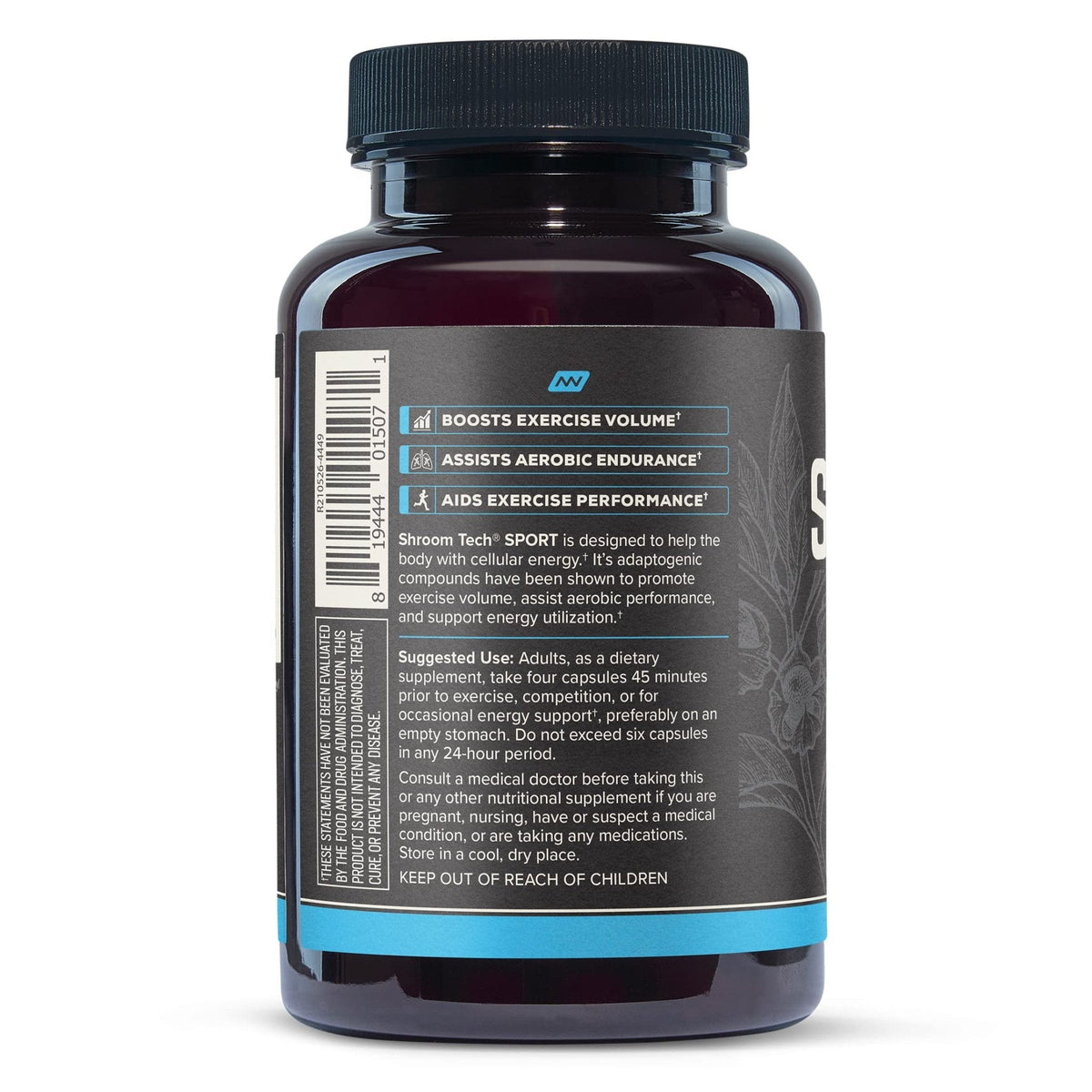 Onnit Shroom TECH Sport (84ct) | All Natural Pre-Workout Supplement with Ashwagandha - Maple Wellness Supplements