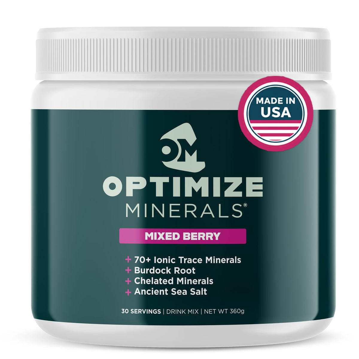 Optimize Minerals Multi Mineral - New Look Same Daily Formula – Magnesium, Electrolytes & Trace Mineral Supplement Powder - Gluten Free Vitamins Drink - Maple Wellness Supplements