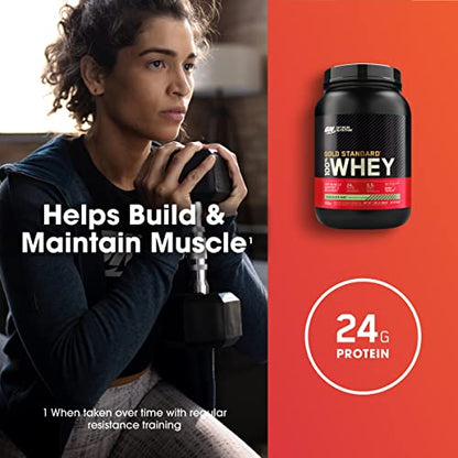 Optimum Nutrition Gold Standard 100% Whey Protein Powder, Chocolate Mint, 2 Pound - Maple Wellness Supplements