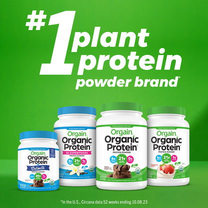 Orgain Organic Vegan Protein Powder, Chocolate Coconut - 21g of Plant Based Protein - Maple Wellness Supplements