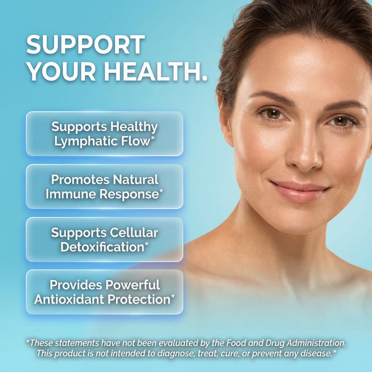 Organic Lymphatic Drainage Supplement | Lymphatic Support Drops | Burdock Root Echinacea Elderberry Dandelion Astragalus Milk Thistle Sea Moss Red Clover - Maple Wellness Supplements