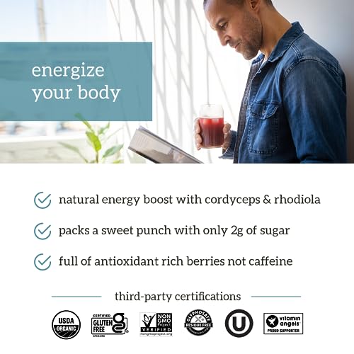Organifi Green Juice and Red Juice Bundle - 30 Day Supply - Delicious, Refreshing Organic - Maple Wellness Supplements
