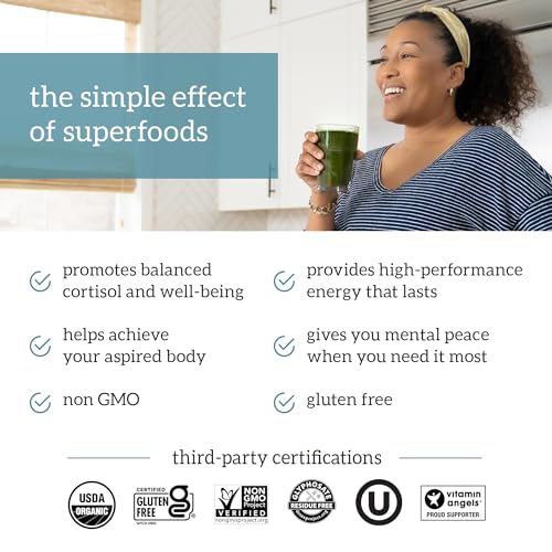 Organifi Green Juice - Organic Superfood Powder - 180-Day Supply - Organic Vegan Green - Maple Wellness Supplements