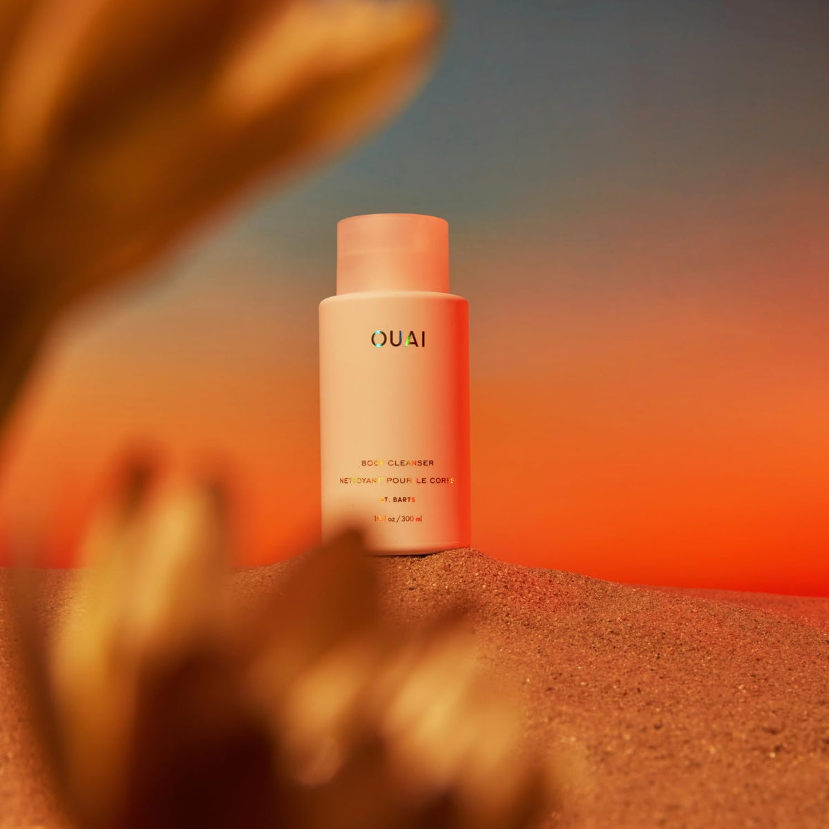 OUAI Body Cleanser, St. Barts - Foaming Body Wash with Jojoba Oil and Rosehip Oil to Hydrate, Nurture, Balance and Soften Skin - Paraben - Maple Wellness Supplements