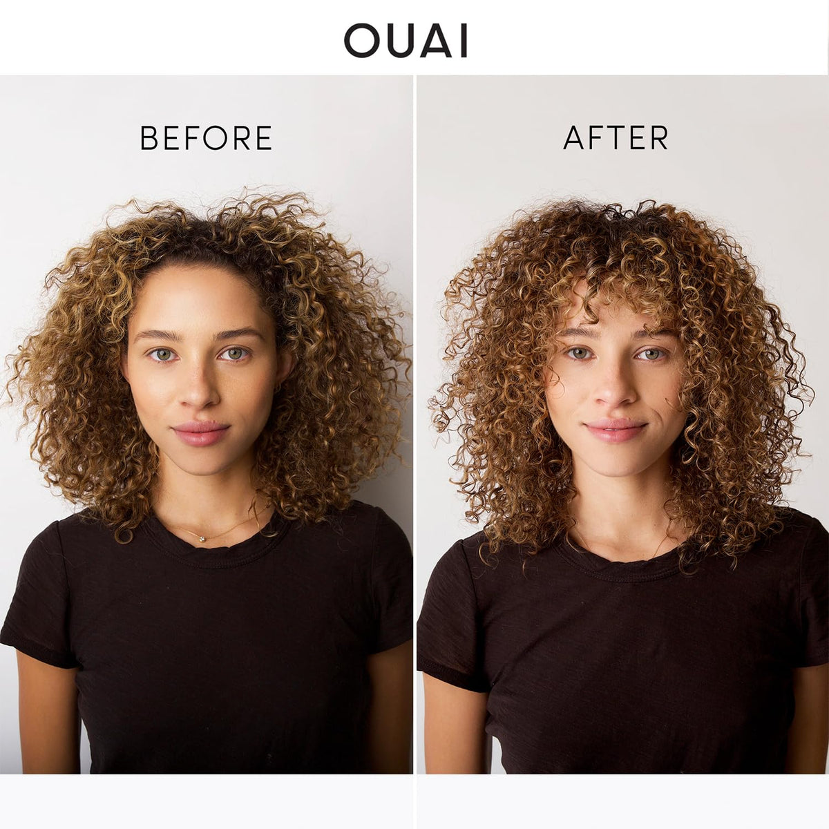 OUAI Curl Cream - Curl Defining Cream with Chia & Linseed Oil - Enhances Definition, Hydration & Shine - Tames Frizz & Protects from Humidity - Silicone-Free Curly Hair Products for Women (8 oz) - Maple Wellness Supplements