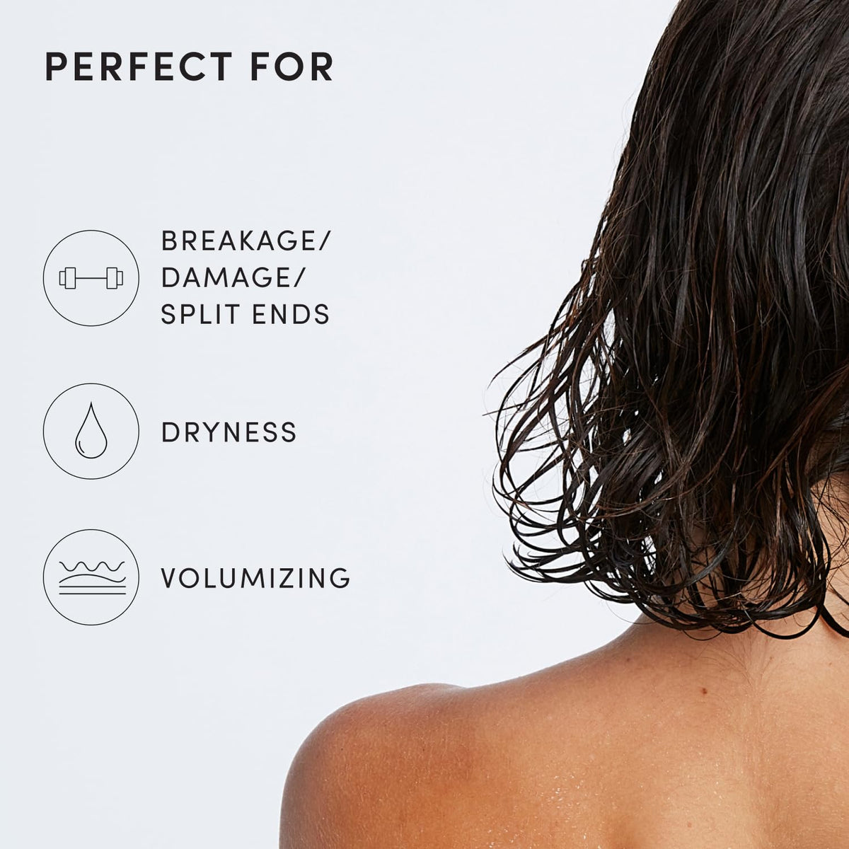 OUAI Fine Hair Conditioner Travel Size - Volumizing Conditioner for Fine Hair with Keratin, Biotin & Chia Seed Oil - Adds Softness, Bounce & Volume - Free from Parabens, Sulfates & Phthalates (3 Oz) - Maple Wellness Supplements