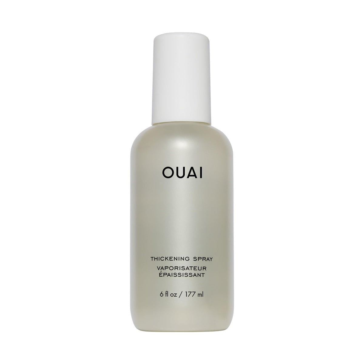 OUAI Hair Thickening Spray - Thickening & Volumizing Spray for Instantly Thicker, Fuller-Looking Hair - Protects, Strengthens & Repairs with Amaranth Peptide & Amino Acids (6 Fl Oz) - Maple Wellness Supplements
