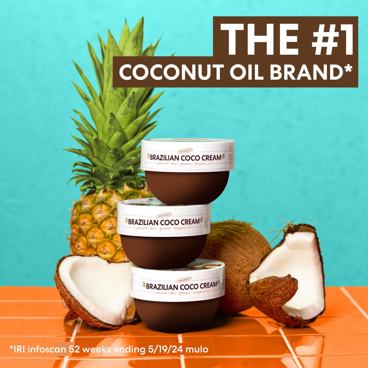 Palmer's Coconut Oil Formula Brazilian Coco Cream with Vitamin E, 8.8 Fl Oz, Whipped Bum - Maple Wellness Supplements