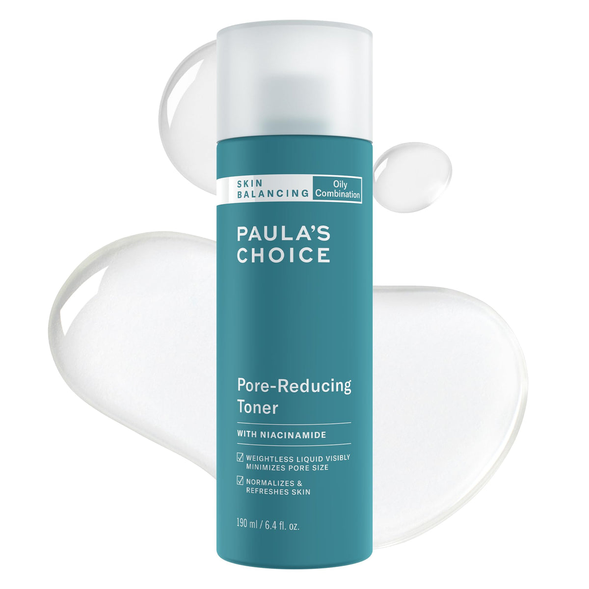 Paula's Choice Skin Balancing Pore-Reducing Face Toner with Niacinamide, for Oily Skin & Combination, Minimizes Large Pores, - Maple Wellness Supplements
