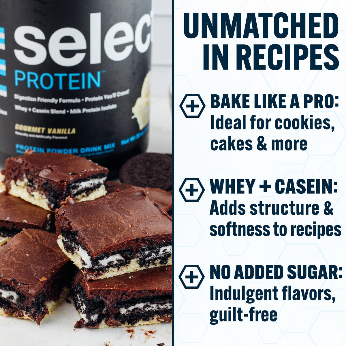 PEScience Select Protein Powder, Whey and Casein Blend, Lean Protein Powder for Women and Men, Low Calorie, Low Carb, Keto Friendly, Gluten Free, Gourmet Vanilla - 27 Servings - Maple Wellness Supplements
