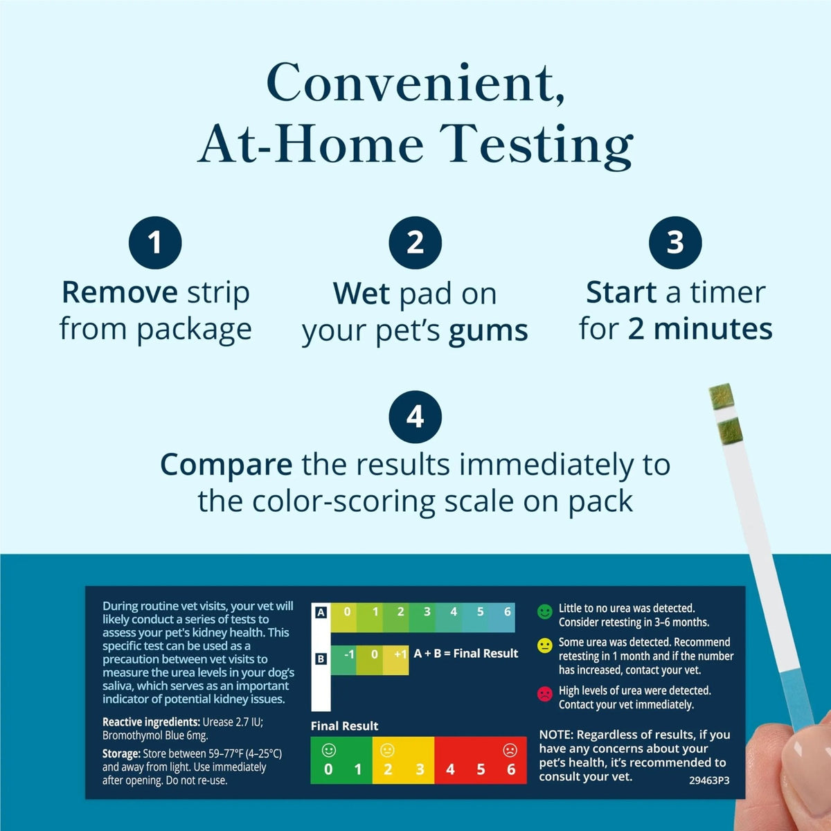 Petivity At-Home Kidney Health Test Kit for Dogs — Quick Saliva Urea Test (2-Minute Home Check), Powered by Purina — Help Detect Early Kidney Changes - (Pack of 3) - Maple Wellness Supplements