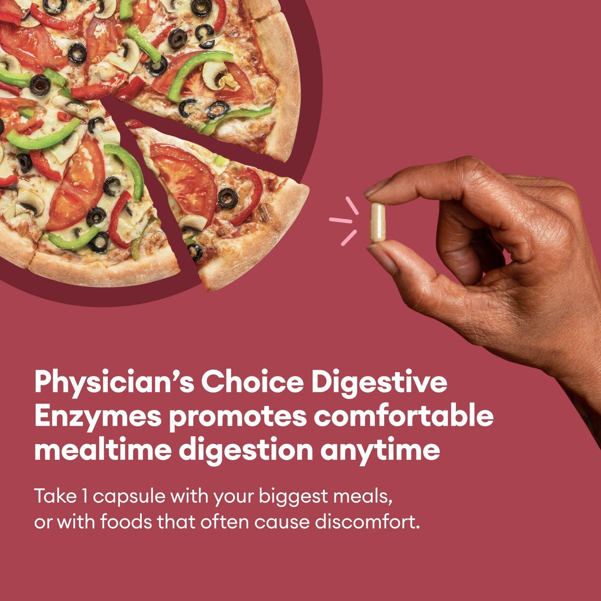 Physician's CHOICE Digestive Enzymes - Multi Enzymes, Organic Prebiotics & Probiotics - Maple Wellness Supplements