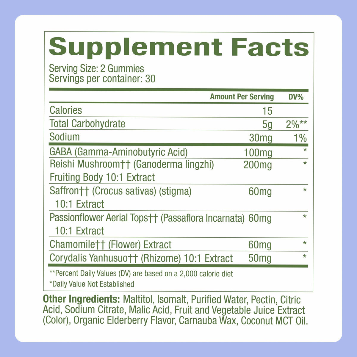 Plant People WonderSleep Mushroom Gummies Supplement for Sleep, No Melatonin with Reishi Super Mushrooms, Wild Elderberry Flavor, Sugar-Free (60 Count) - Maple Wellness Supplements
