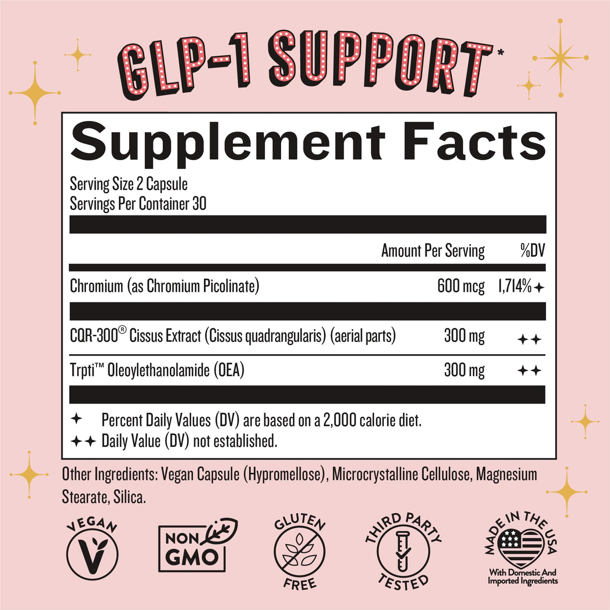 Plus Supplement for Weight Management Appetite Control for Women w Trpti OEA, CQR-300 & Chromium, Supports Natural Fullness Signals & Hunger, Metabolism Support Supplement Legendairy Milk 1-Pack - Maple Wellness Supplements