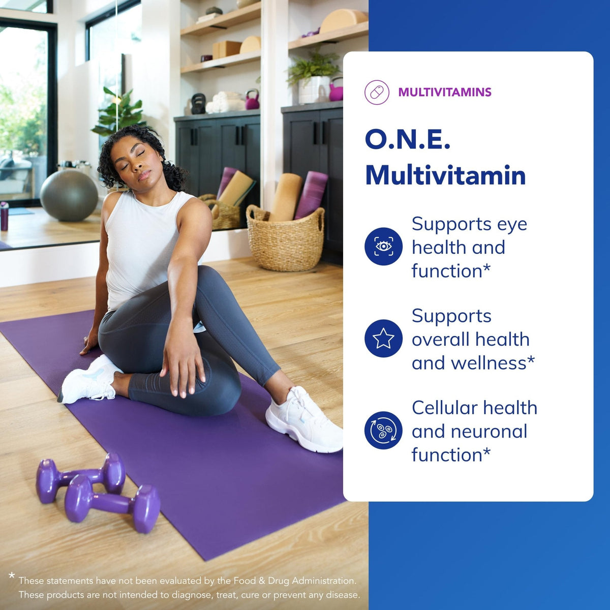 Pure Encapsulations O.N.E. Multivitamin - Once Daily Multivitamin with Antioxidant Complex Metafolin, CoQ10, and Lutein to Support Vision, Cognitive Function, and Cellular Health* - 30 Capsules - Maple Wellness Supplements