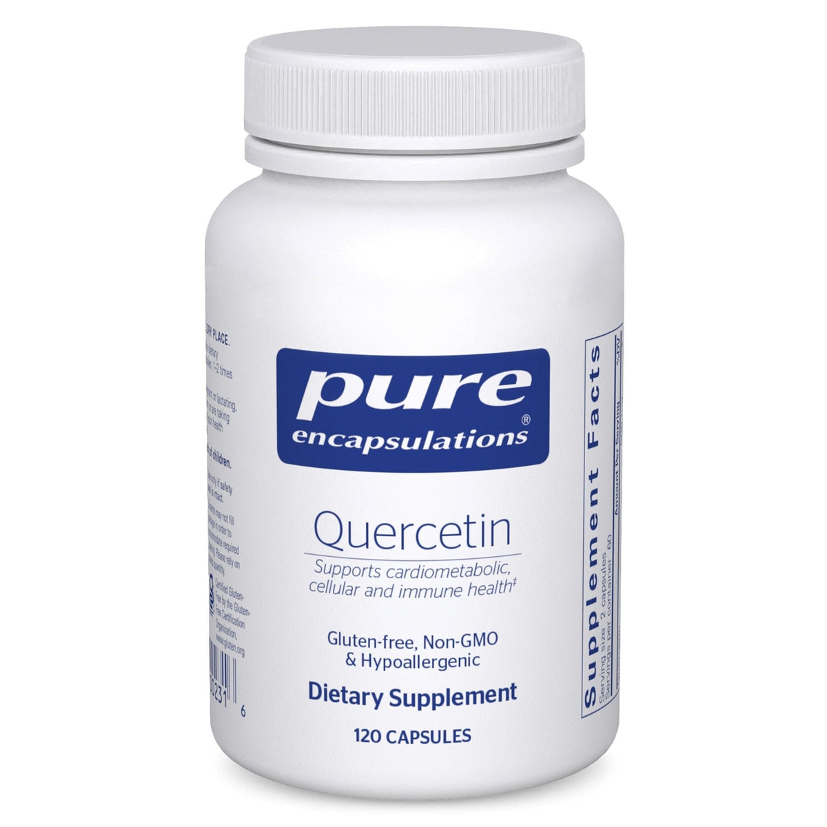 Pure Encapsulations Quercetin - 500 mg - Immune Support, Cellular Health & Heart Health - Antioxidant Supplement - Maple Wellness Supplements