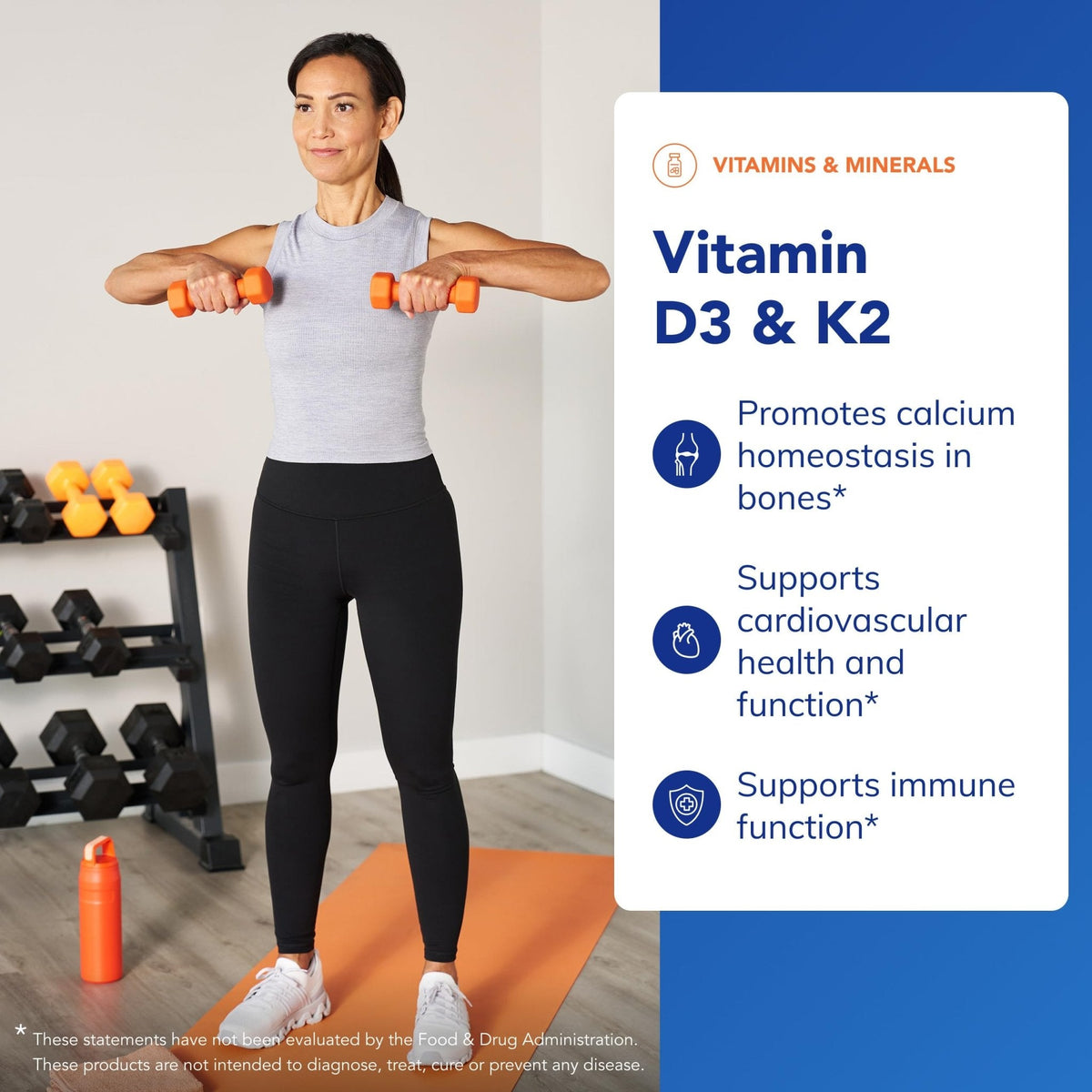 Pure Encapsulations Vitamin D3 & K2 - Bone & Vascular Health Support - Immune Function Support - Gluten Free - Non-GMO - 120 Capsules - Maple Wellness Supplements