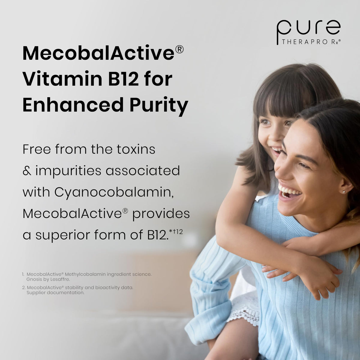 Pure Therapro Rx Methylated B Complex Vitamins Made in USA, 4 Month Supply | Methyl B Complete Quatrefolic 5-MTHF Folate, B12 Methylcobalamin, - Maple Wellness Supplements