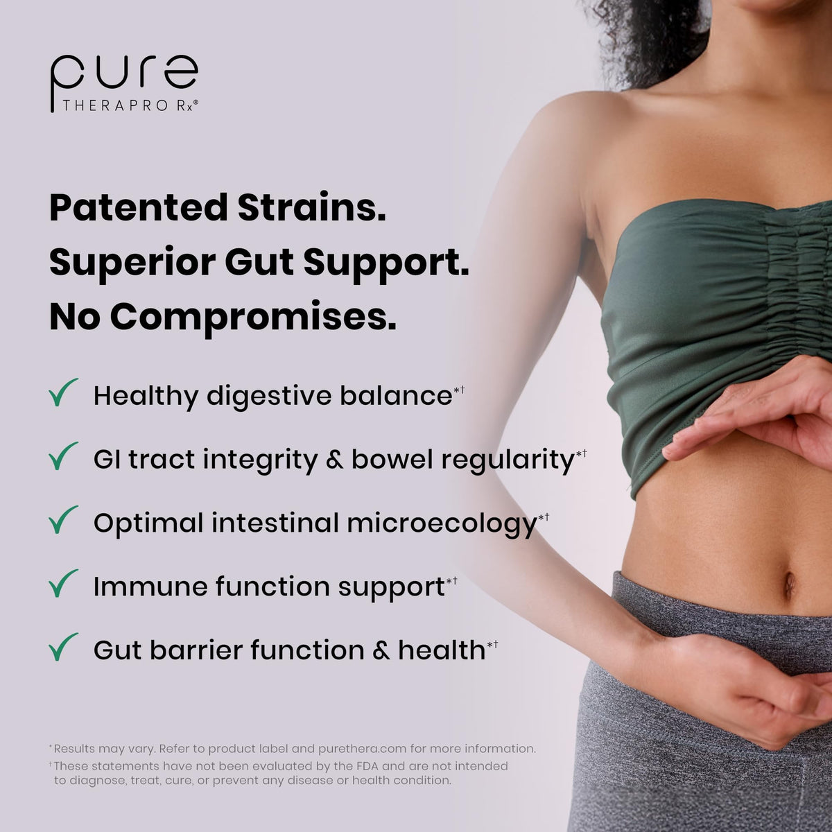 Pure Therapro Rx Power Probiotic Daily - 30 Acid-Resistant Capsules | 4 Proven Strains - 30 Billion CFU/Capsule | Patented Activ-Vial Desiccant Bottle - Maple Wellness Supplements