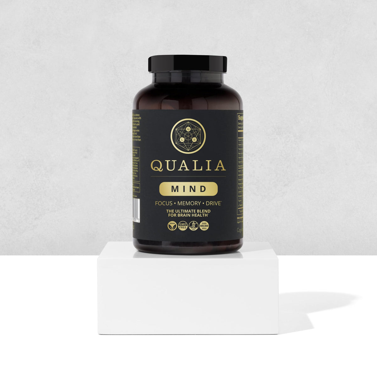Qualia Life Sciences Qualia Mind | The Ultimate Blend for Brain Health* | Doctor-Formulated Nootropic to Fuel Focus & Concentration* | Supports Long Term Brain Health| Maintain Drive & Productivity - Maple Wellness Supplements