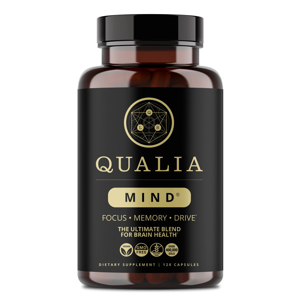 Qualia Life Sciences Qualia Mind | The Ultimate Blend for Brain Health* | Doctor-Formulated Nootropic to Fuel Focus & Concentration* | Supports Long Term Brain Health| Maintain Drive & Productivity - Maple Wellness Supplements
