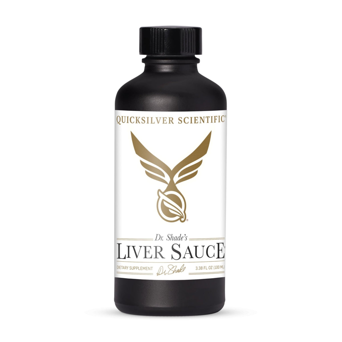 Quicksilver Scientific Liver Sauce - Liposomal Liver Detox with DIM, Quercetin, Lipoic Acid, Milk Thistle and Dandelion Root Supplement - Supports Bile & Toxin Momentum (100 ml / 3.38 oz) - Maple Wellness Supplements