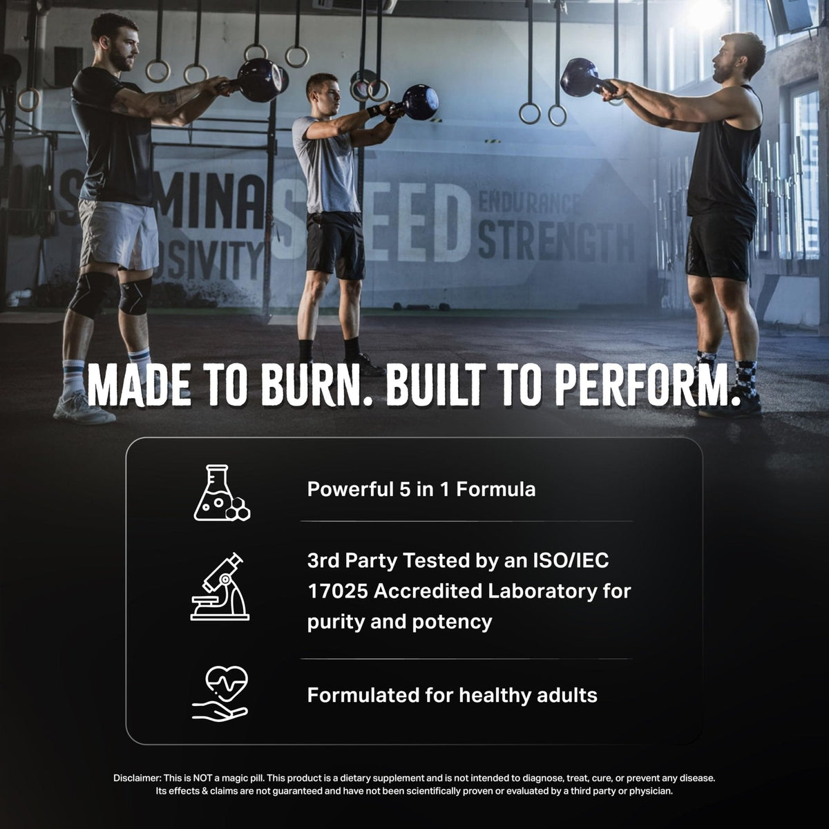 Rapid Burn Alpha - Fat Burner for Men - Supports Healthy Pathways Associated with Activity - Supports Appetite Control, Energy Booster, Helps Increase Metabolism & Fat Loss - 60 Unisex Capsules - Maple Wellness Supplements