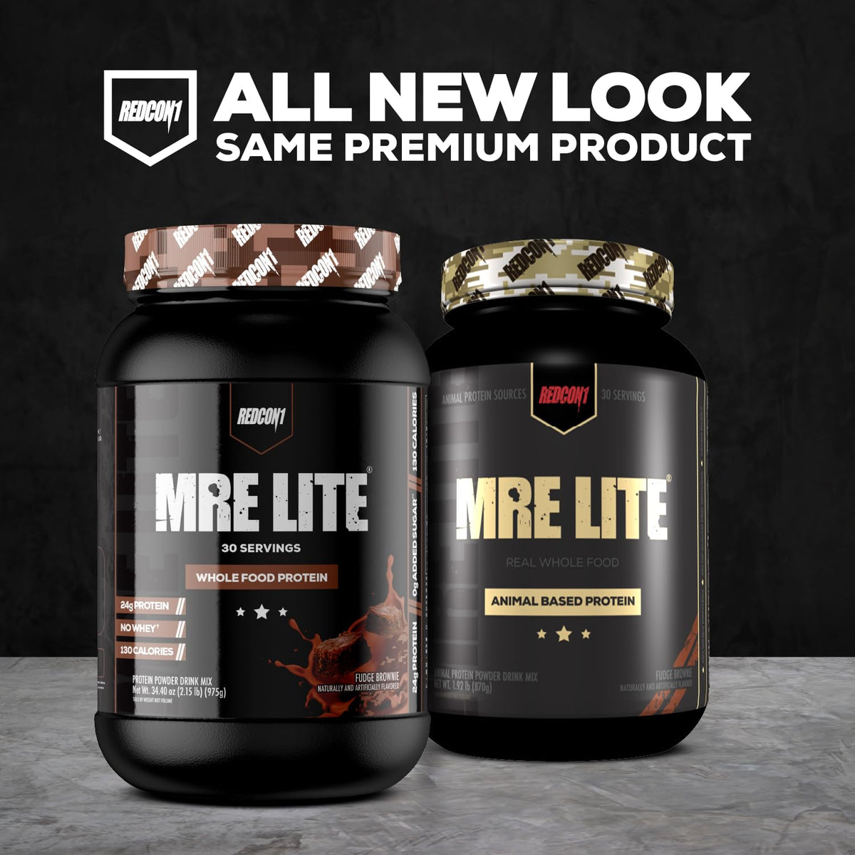 REDCON1 MRE Lite Whole Food Protein Powder, Oatmeal Chocolate Chip - Low Carb - Maple Wellness Supplements