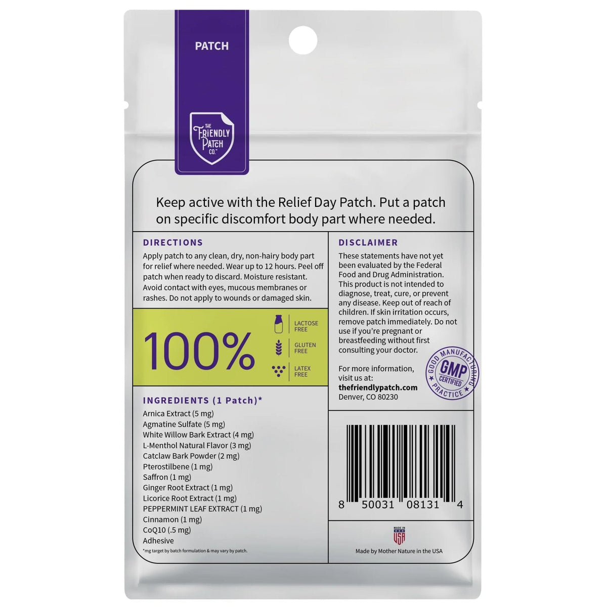 Relief Day & Night Patch Bundle - Arnica, White Willow Bark, Melatonin, Ashwagandha, Saffron & Peppermint for Soreness, Discomfort & Sleep Support for Women and Men - 16 Plant-Powered Patches - Maple Wellness Supplements