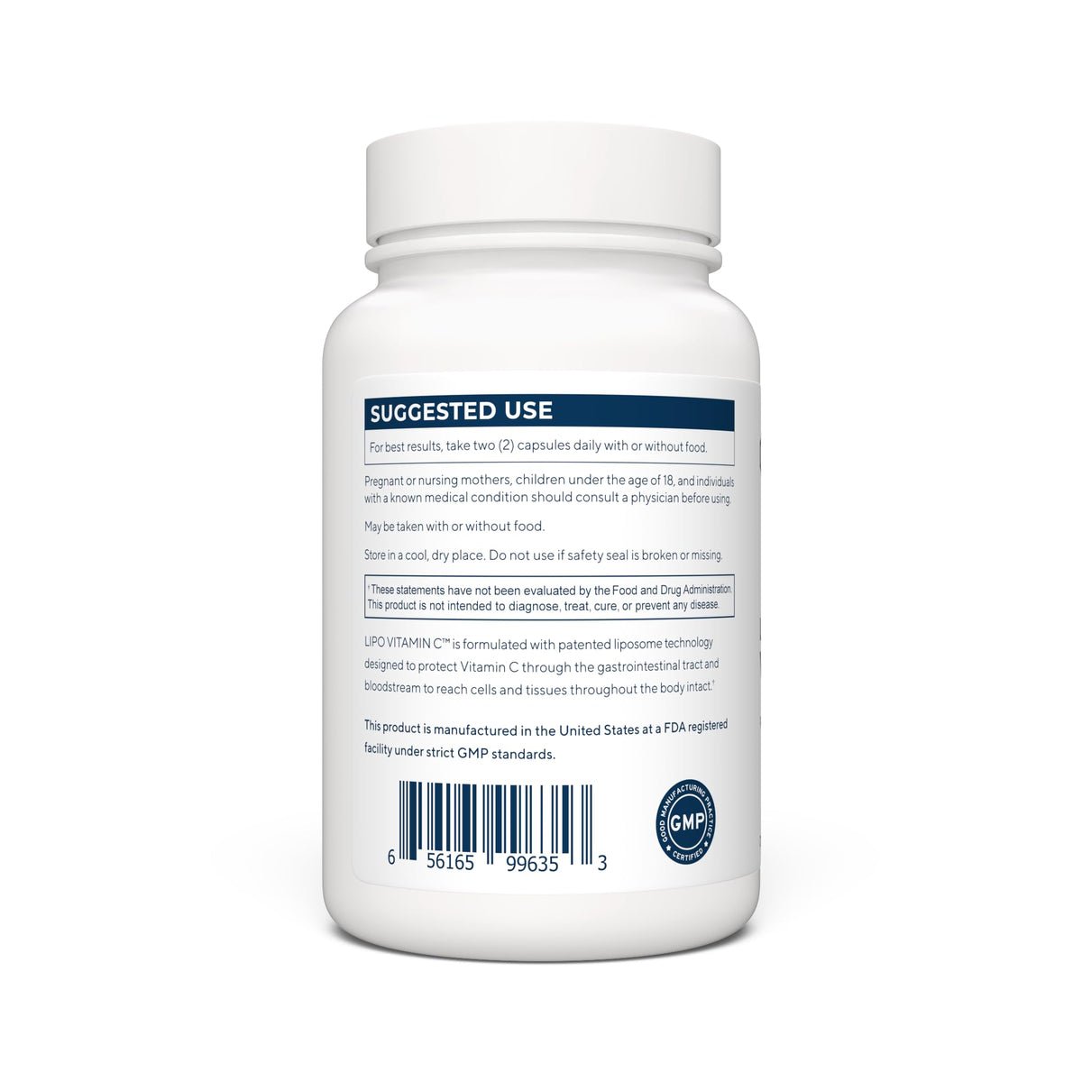Renue By Science Vitamin C | High Strength Liposomal Supplement | 120 Capsules - 500mg VIT C per Serving | Non-GMO & Allergen Free | Made in The USA Third-Party Tested - Maple Wellness Supplements