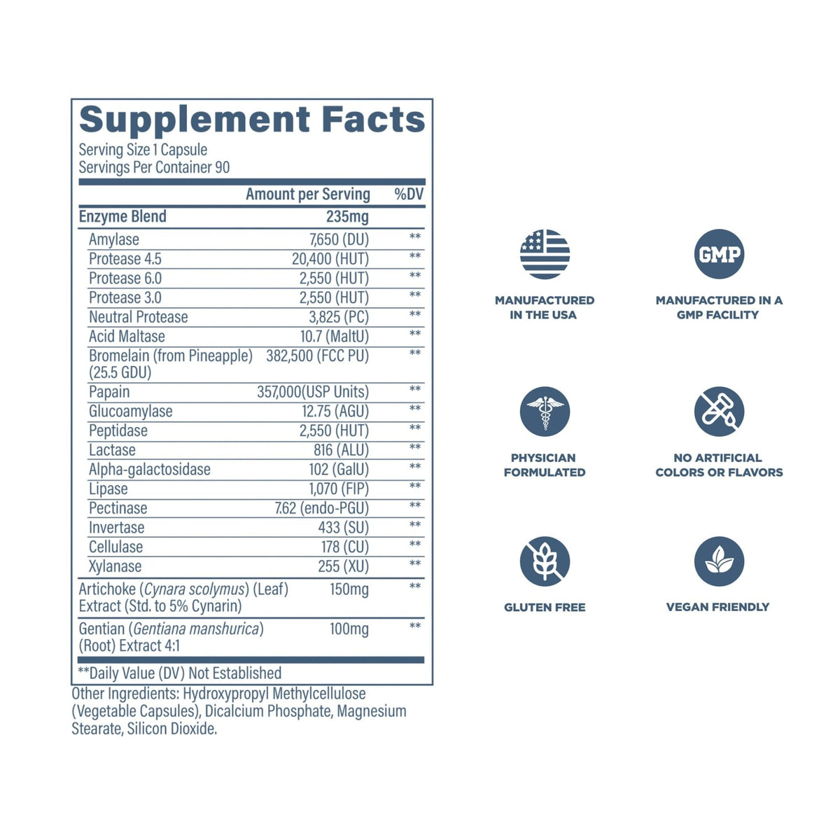 Revive MD Digest Aid, Digestive Support Supplement for Men & Women - Comprehensive Digestive Enzyme Blend with Probiotics & Prebiotics for Gut Health & Healthy Digestion - Maple Wellness Supplements