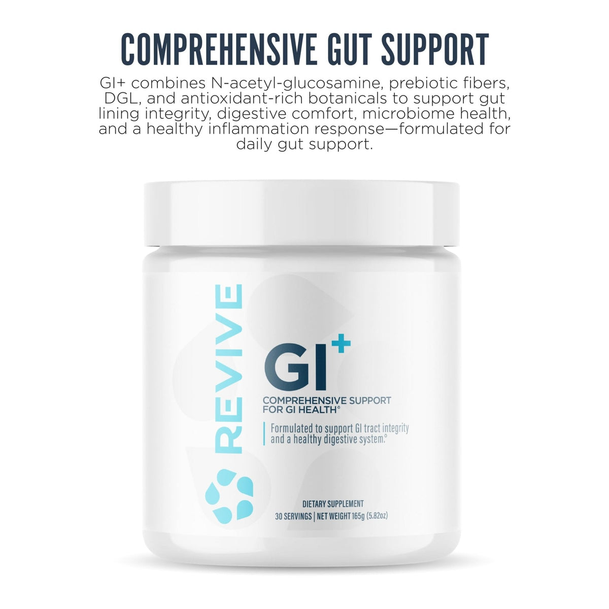 Revive MD Digestive Health Supplement, GI Plus (30 Servings) - Supports Gut Health for Women & Men - Promotes Regularity & Bowel Function - Maple Wellness Supplements