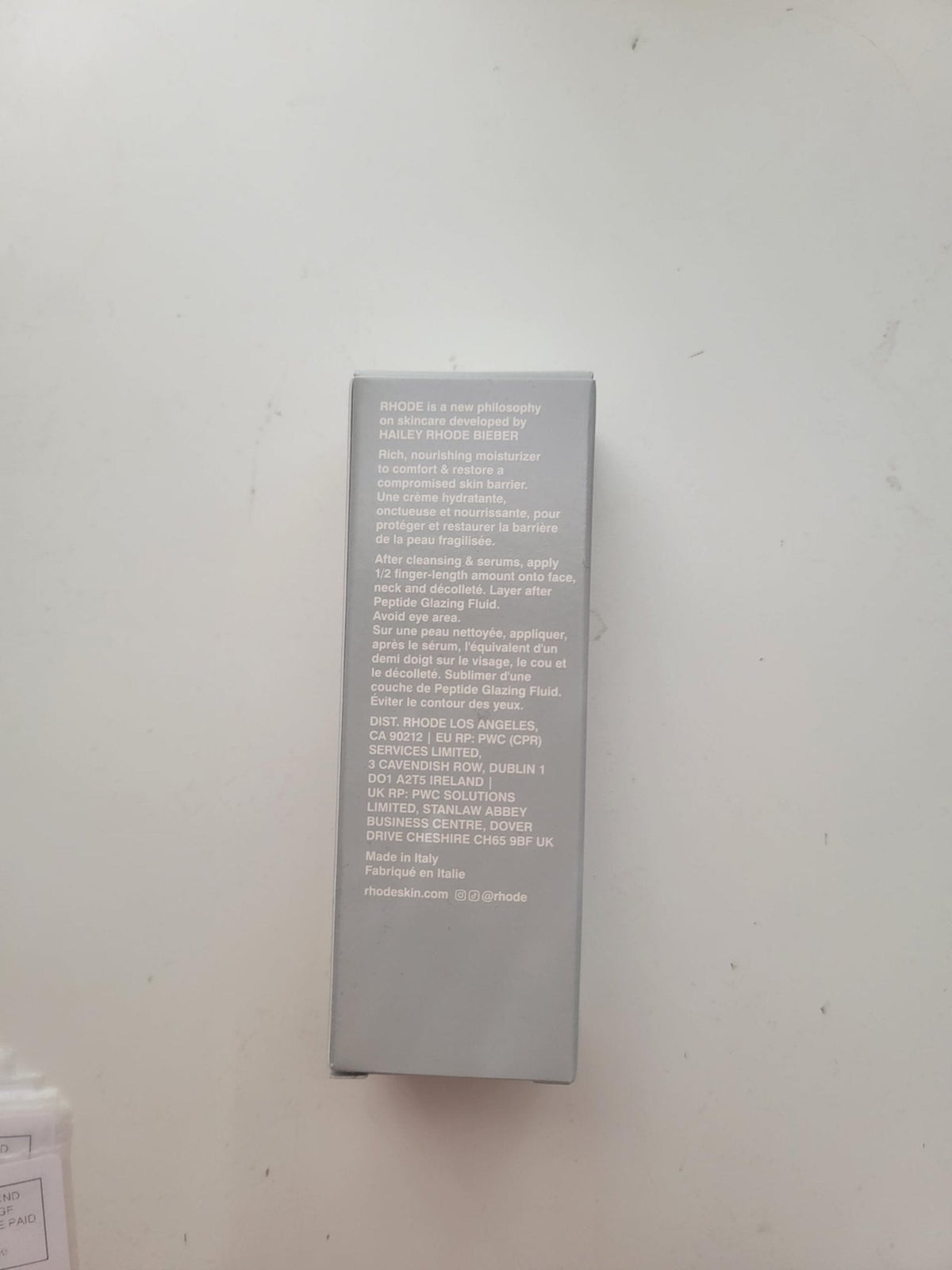 Rhode by Hailey Bieber Barrier Restore Cream 50ml/ 1.7oz., White - Maple Wellness Supplements