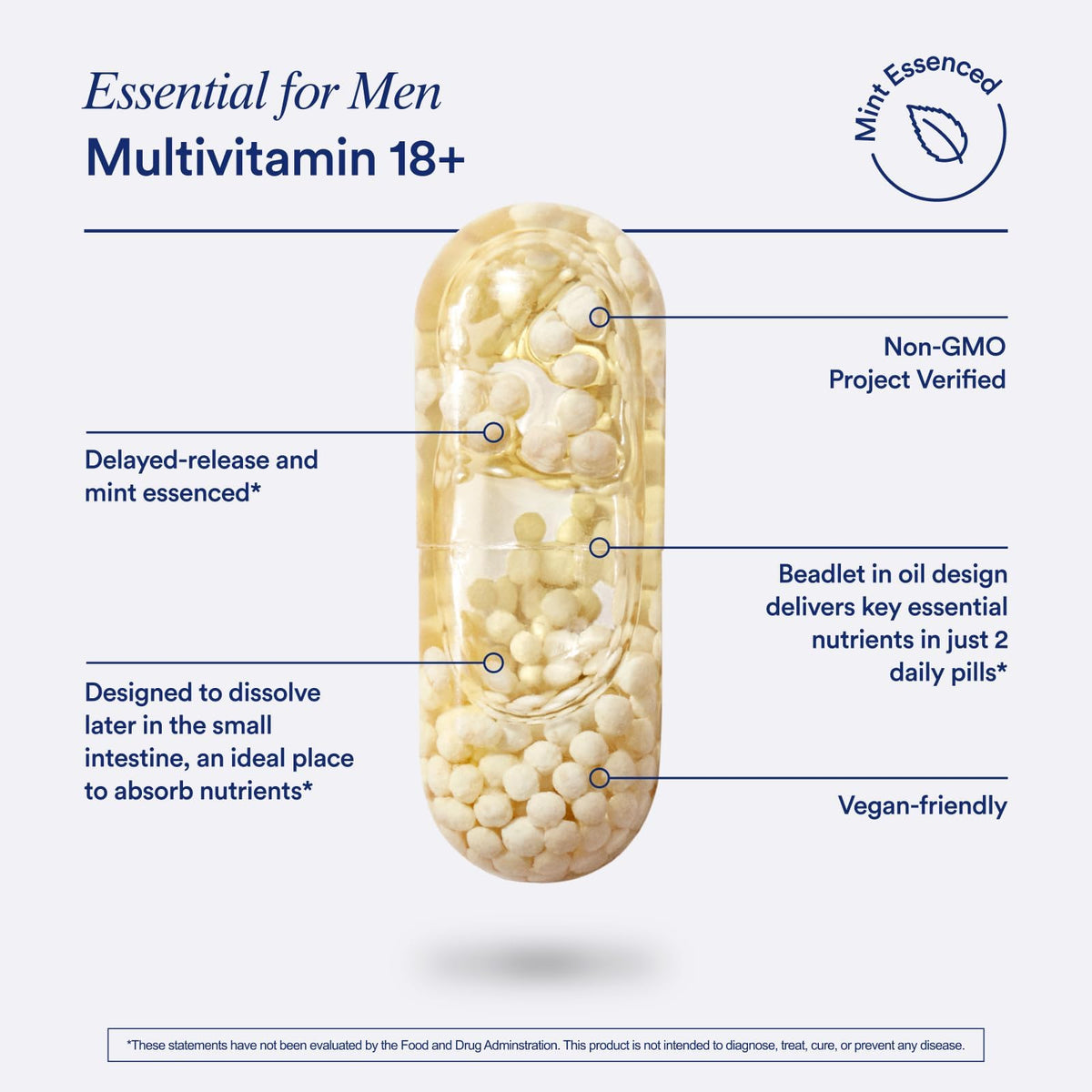 Ritual Synbiotic+ Probiotic Gut Health Support and Men's 18+ Multivitamin - Maple Wellness Supplements