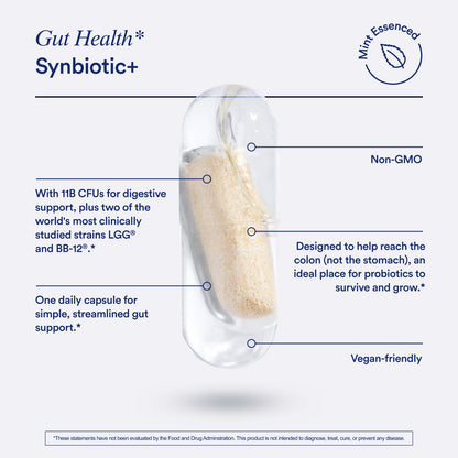 Ritual Synbiotic+ Probiotic Gut Health Support and Men's 18+ Multivitamin - Maple Wellness Supplements