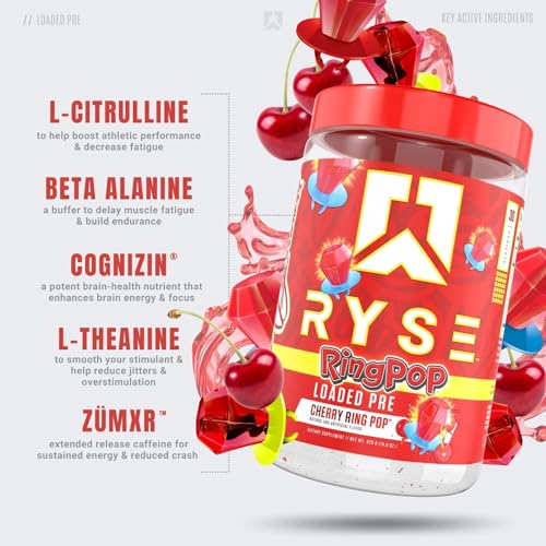 RYSE Up Supplements Loaded Pre Workout Powder Supplement for Men & Women - Maple Wellness Supplements