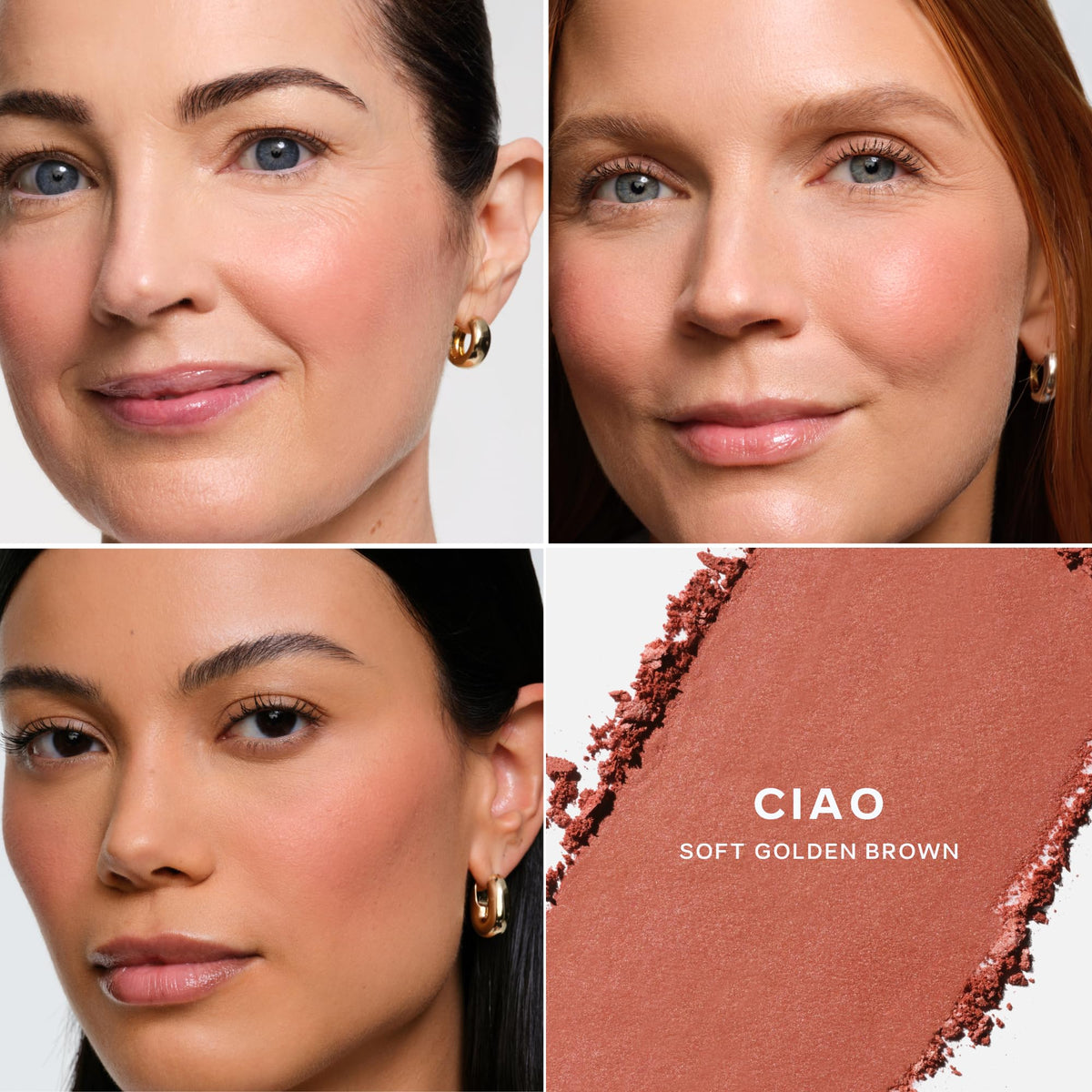 Saie Cheek Flush Duo - Dew Liquid Blush (.40 oz, Spicy), SuperSuede Baked Powder Blush (.01 oz, Ciao) - Layerable, Skin-Nourishing Blushes for a Seamless Radiant Finish - Maple Wellness Supplements